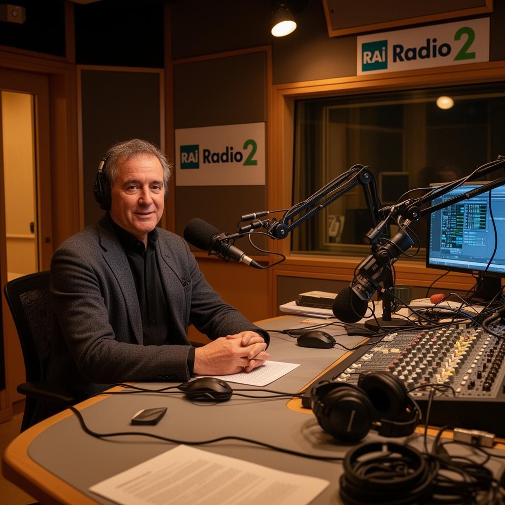 Narciso Mostarda ospite de "I Lunatici" su Radio2