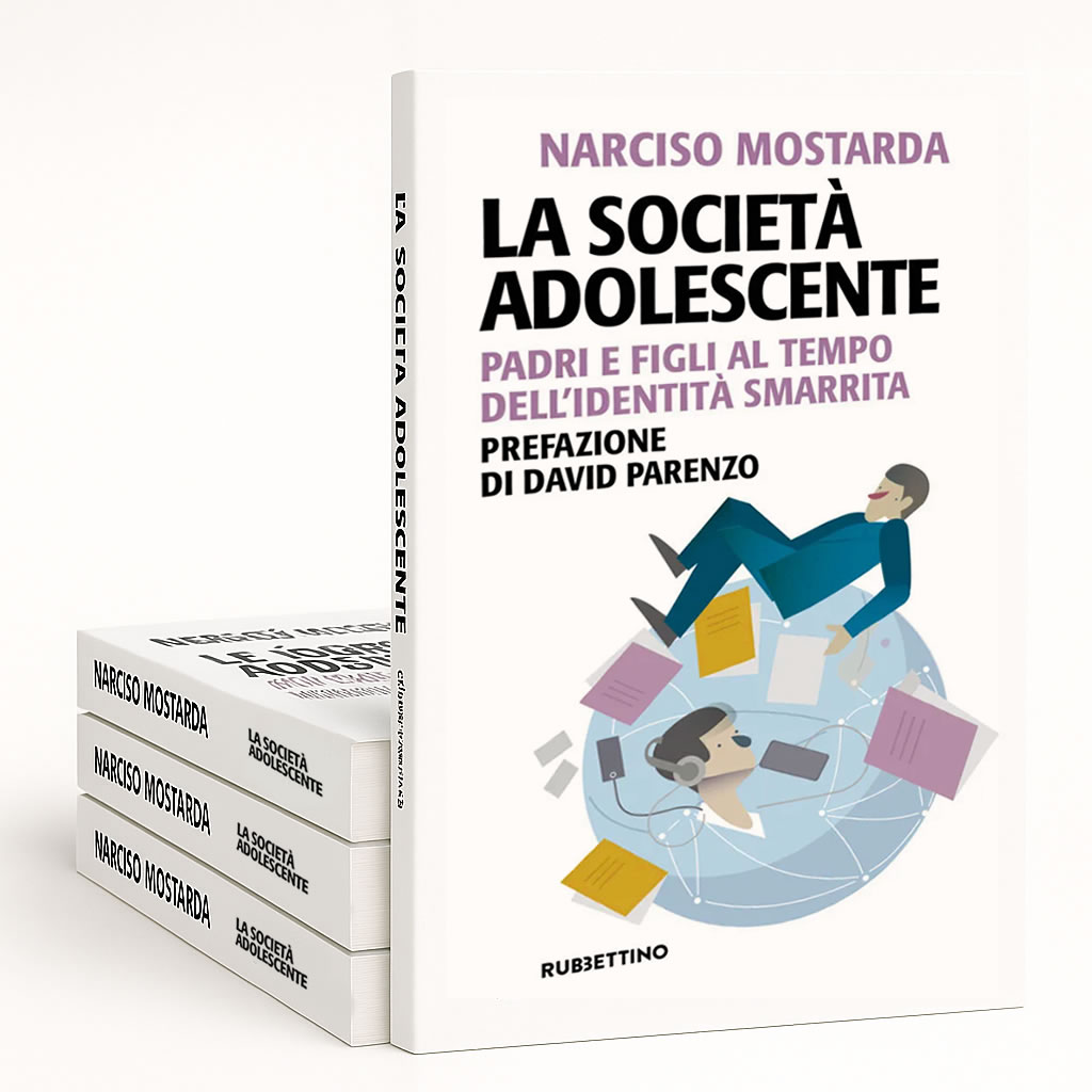 Narciso Mostarda durante una presentazione del libro